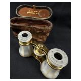 French Lemaire Fabt Mother of Pearl Opera Glasses