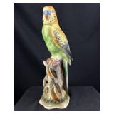 Handpainted Porcelain Parakeet by JSC Figurine