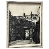 Sir Henry G. Rushbury Signed Etching London 1912