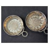 Pair of Wine Sommelier Tastevin Tasting Cups