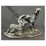 Pierre-Jules Mene Sculpture Bronze Dog & Hound
