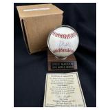 Greg Maddux Signed Baseball 1995 World Series COA