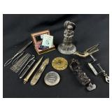 Antique Sewing Bird Clamp & Tools Lot w/ Eversharp