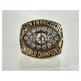 1981 49ers Super Bowl XVI Sls Sample Ring Montana