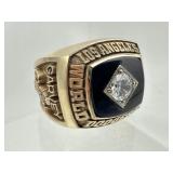 1981 LA Dodgers World Series 10K Sls Ring Garvey