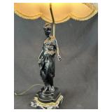 Neo-Classical Bronze Figural Maiden Table Lamp 2