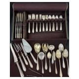 Set of Gorham Sterling Flatware 7 pcs Set for 8 +