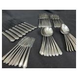 Set of Wallace Sterling Larkspur 6pc Set for 8