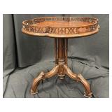 Chippendale Mahogany Parlor Table w/Carved Gallery