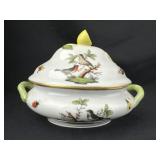 Herend Porcelain Rothschild Bird Mini Tureen Lemon