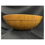 Vintage Mid-Century Modern Turned Wood Bowl