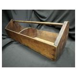Primitive Pine Carpenter's Tool Carrier Box