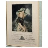 Caroline Watson Engraving Princess Sophia 1786