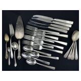 25 pc Lot Sterling Silver Flatware Towle Old Lace