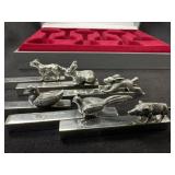 Set of 6 Animal Knife Rests by Etain Royal French