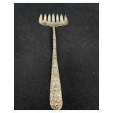 S Kirk & Son Sterling Silver 'Repousse' Bacon Fork