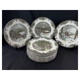 Johnson Bros The Friendly Village 16 Dinner Plates