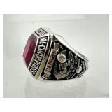 1970 Reds NL Champs 10K Balfour Sample Ring Bench