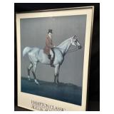 1981 Hampton Classic Horse Show Poster R.Mantel
