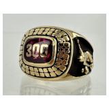 300 Game Bowling Championship Ring