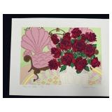 Christine Lozner Signed Roses & Settee Print 10/40