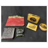 Antique Souvenir & Leather Ladies Accessories 6pcs