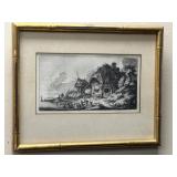 Franz Edmund Weirotter 18thC Etching Shore Cottage