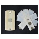 2 Civil War Soldier's Ivory Pocket Calendar Diary