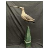 American Folk Art Shorebird Decoy by Vernon Bryant