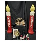 Christmas Tree Nativity Decoration & Ornaments Lot