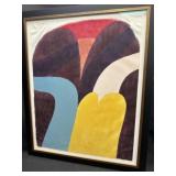 Carol Summers Sonoma 1977 Woodcut Signed 24/100 Lg