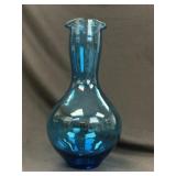 Vintage Blenko Handblown TiffanyBlue GlassDecanter