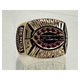 1972 Reds NL Champs 10K Balfour Sample Ring JBench