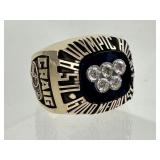 1980 USA Olympic Hockey Gold Medal 10K Ring Craig