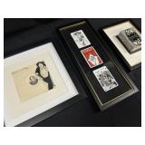 Oscar Wilde Framed Collectibles/ BeerbohmCaricatur