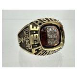 1987 Syracuse Univer Eastern Champs Ring SlsSample