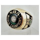 1981 Celtics NBA Champs L. Bird 10K Salesmans Ring