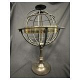 Vintage Decorative Metal Armillary Sphere Sundial