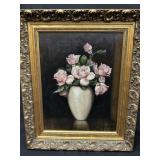 Signed J.J. Haid B.Oil Painting Floral Still Life