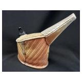 Handcrafted & Signed Pottery Soy Bottle Oiler Ewer