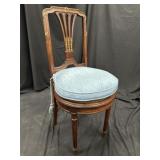 Louis XVI-Style Mahogany Vanity Dining Room Chair
