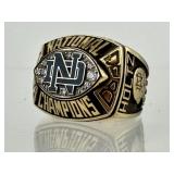 1988 Notre Dame National Champion Ring L.Holtz