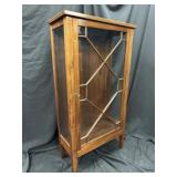 Edwardian Inlaid Mahogany & Glass Display Cabinet