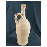 Indian Unglazed Terracotta Bottle Vase