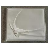 R. Depentu 1978 Porcelain Bas-Relief ï¿½Flutterï¿½