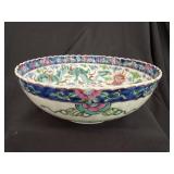 Japanese Arita Imari Dragon & Phoenix Bowl