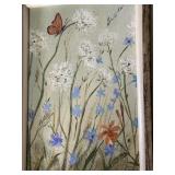 Pauline Shostak Floral Oil on Board