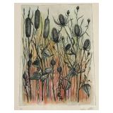 Sylvia Settel Signed Artist Proof Color Etching