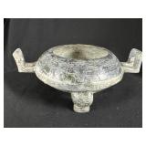 Archaic Chinese Jade Gui Ritual Vessel