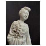 Qing Dehua Porcelain Blanc de Chine Guanyin Figure